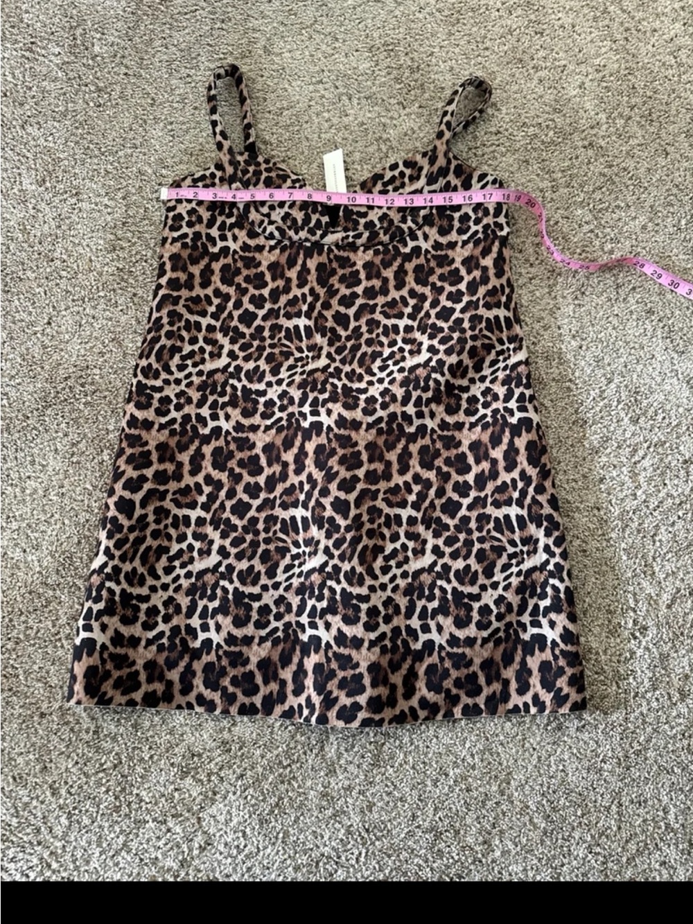NWT Anthropologie Dhruv Kapoor Leopard Mini Dress size Medium - Picture 11 of 12